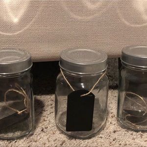 3 mason jars